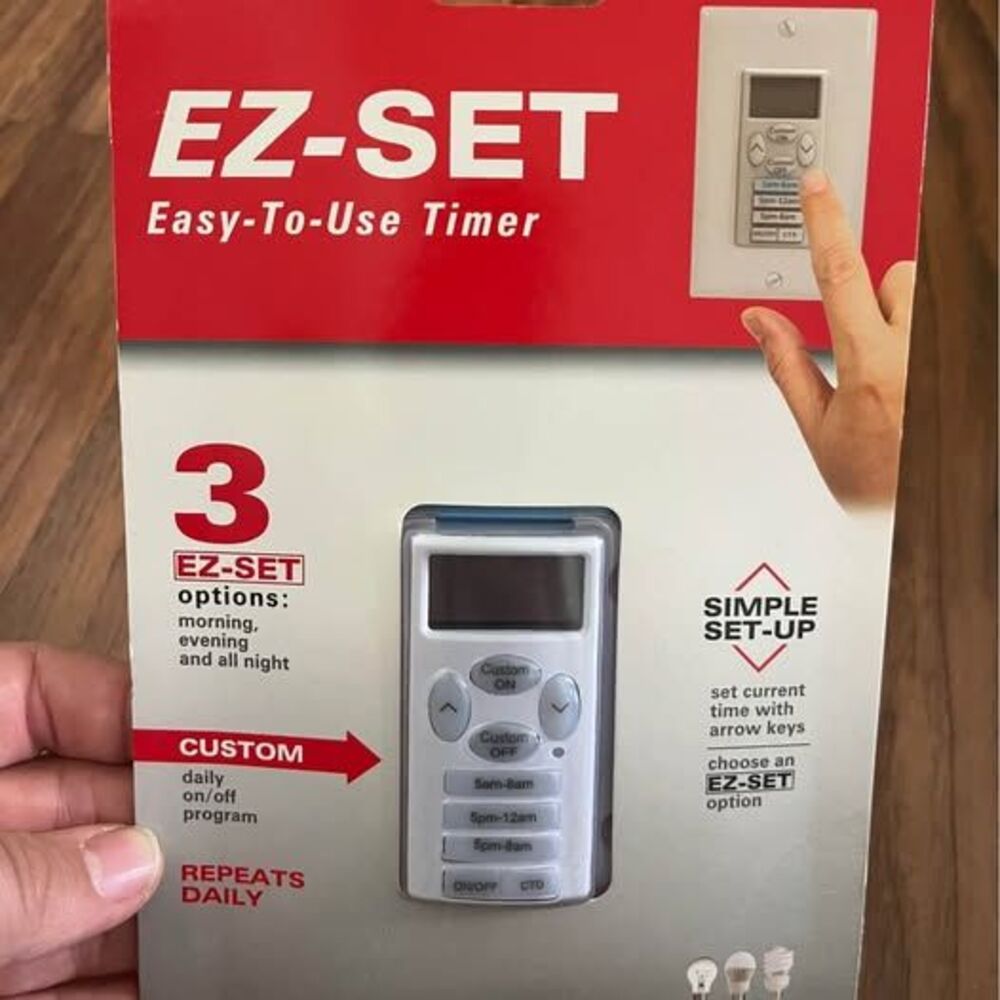 Prime EZ-SET Easy-To-Use Indoor Timer